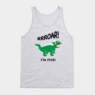 Lil Hodag Roar I'm Five Children’s Character Tank Top